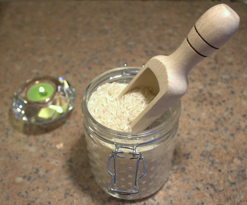 efo Large Wooden Scoop â€“ Rustic Bathsalt Scoop - Multipurpose Wooden Spoon - Wood Salt and Spice Scoop â€“ Stylish Wooden Candy Spoon - Washing Powder Scoop 18cm (7.1") - Image 3